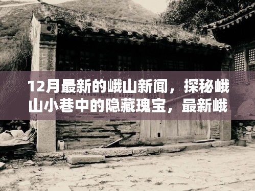 探秘峨山小巷隐藏瑰宝，最新新闻带你领略独特小店风采