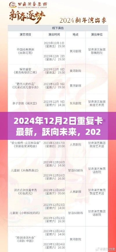 跃向未来，2024年12月2日重复卡新篇章开启