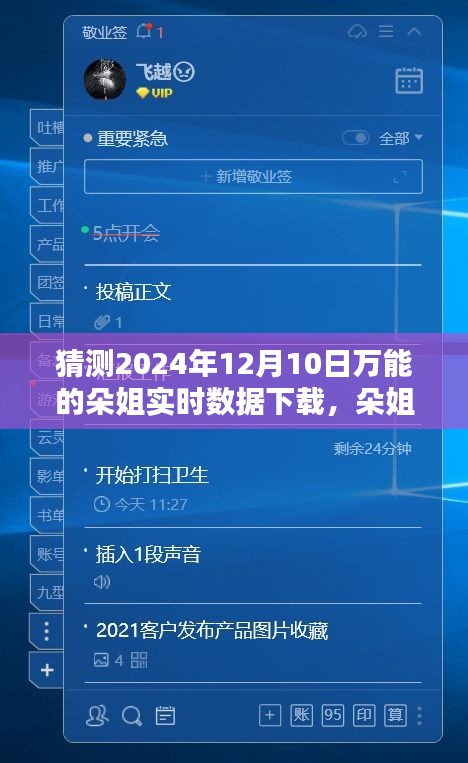 猜测2024年12月10日朵姐实时数据下载指南，步骤与指南