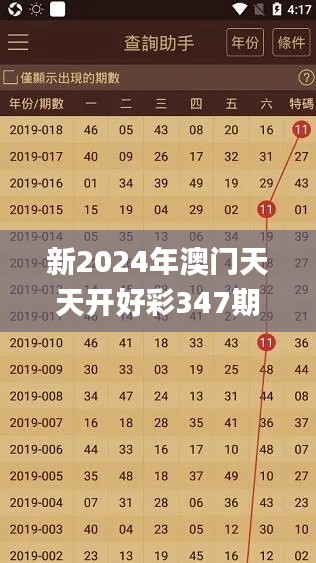 新2024年澳门天天开好彩347期,最新方案解答_WP7.921