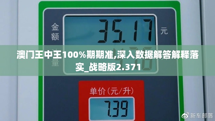 澳门王中王100%期期准,深入数据解答解释落实_战略版2.371