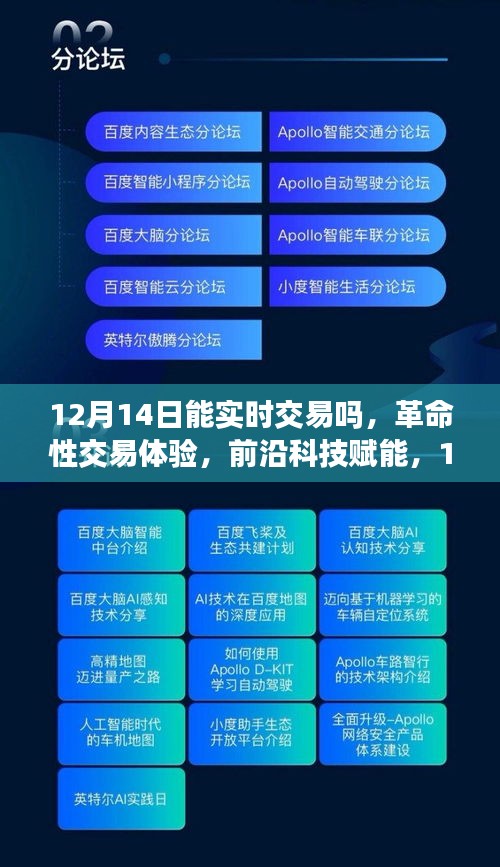 革命性交易体验，前沿科技赋能下的实时交易新纪元——12月14日实时交易开启！