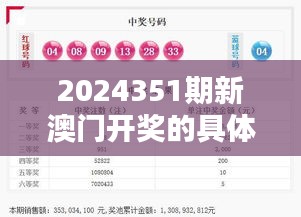 2024351期新澳门开奖的具体日期和时间是什么？对这一期可能出现的意外情况的思考