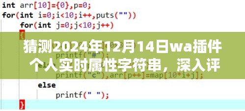 独家评测，揭秘WA插件个人实时属性字符串在2024年12月14日的全新升级表现