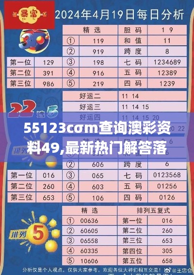 55123cσm查询澳彩资料49,最新热门解答落实_娱乐版3.572