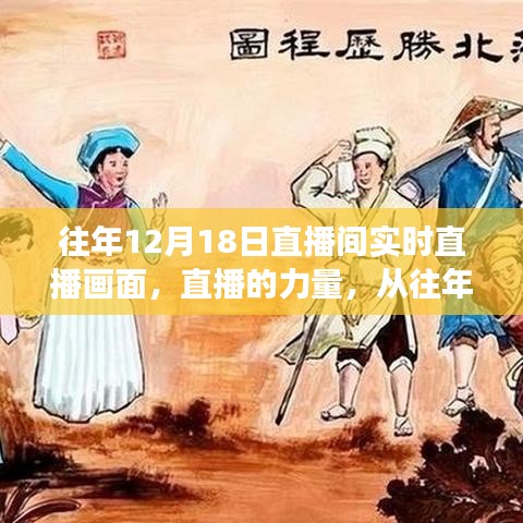 窥见成长之光，历年12月18日直播间直播力量的实时展现