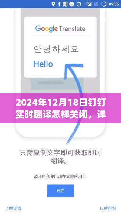 详解2024年钉钉实时翻译功能及关闭方法