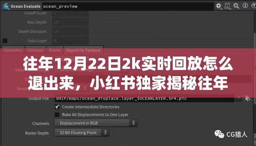 小红书独家教程，优雅退出往年12月22日2K实时回放超详细指南