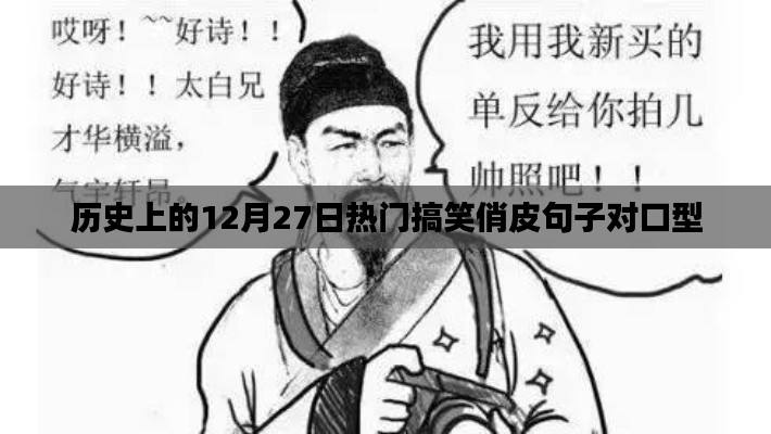 历史12月27日搞笑句子对口型，欢乐时光不容错过！