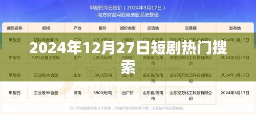 2024年短剧热门搜索榜，最新动态一网打尽！