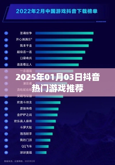 『每日更新』2025年抖音热门游戏推荐