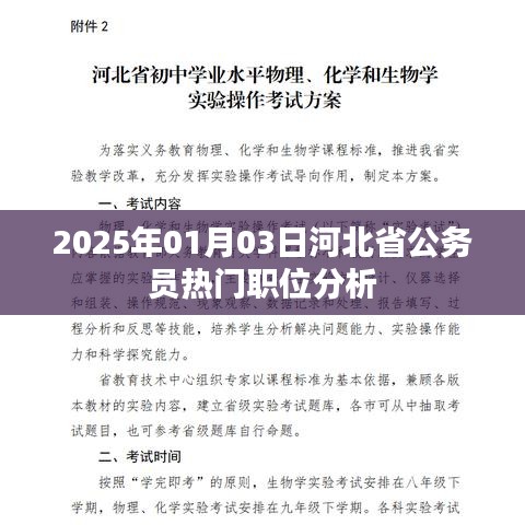 河北省公务员热门职位分析（2025年1月）