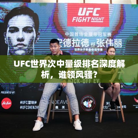 UFC世界次中量级排名深度解析，谁领风骚？