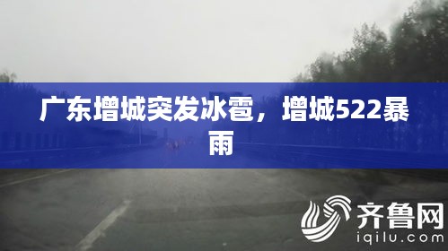 广东增城突发冰雹，增城522暴雨 