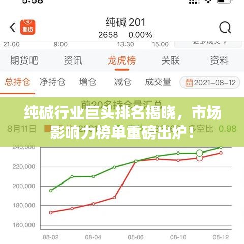 纯碱行业巨头排名揭晓，市场影响力榜单重磅出炉！