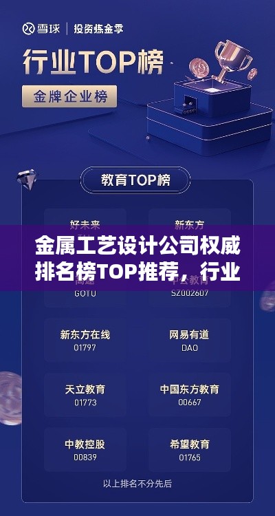 金属工艺设计公司权威排名榜TOP推荐，行业权威榜单一网打尽！