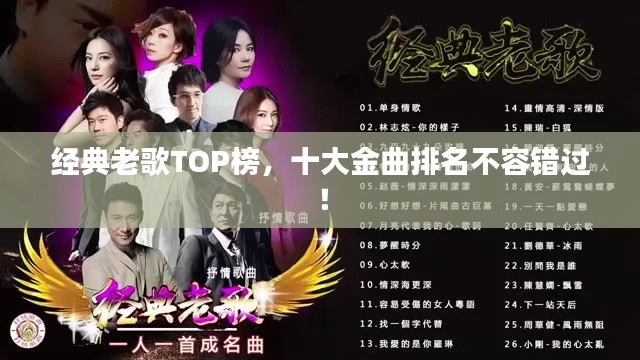 经典老歌TOP榜，十大金曲排名不容错过！