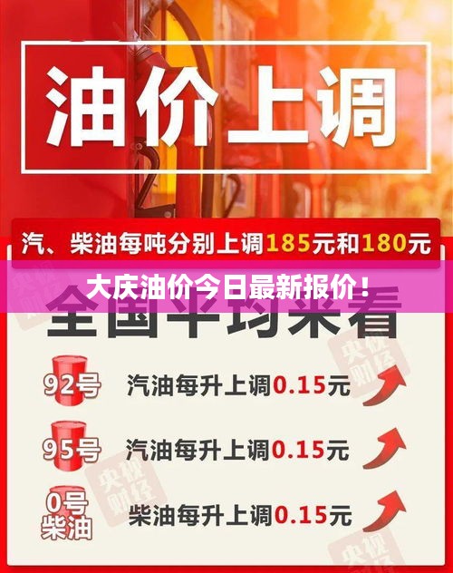 大庆油价今日最新报价！