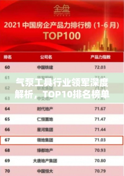 气泵工具行业领军深度解析，TOP10排名榜单揭晓！