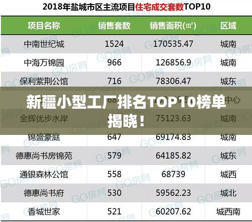 新疆小型工厂排名TOP10榜单揭晓！