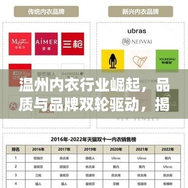 温州内衣行业崛起，品质与品牌双轮驱动，揭秘温州内衣市场前十排名