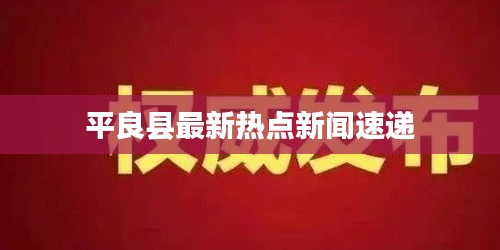 平良县最新热点新闻速递