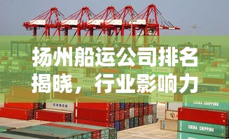 扬州船运公司排名揭晓，行业影响力不容小觑